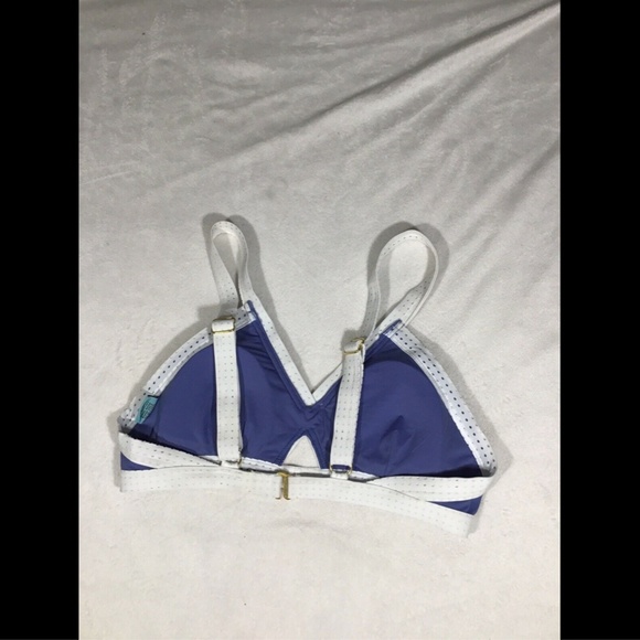 NEW Letarte Santorini Colorblock Bikini Top XS - Picture 6 of 10